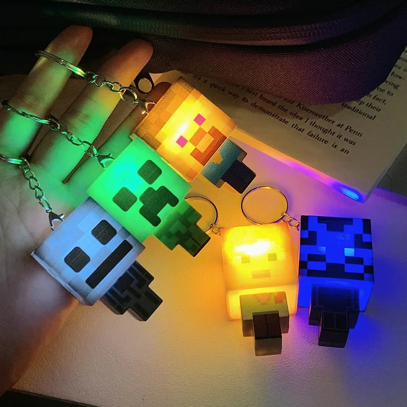 Figurki LED Minecraft – Brelok