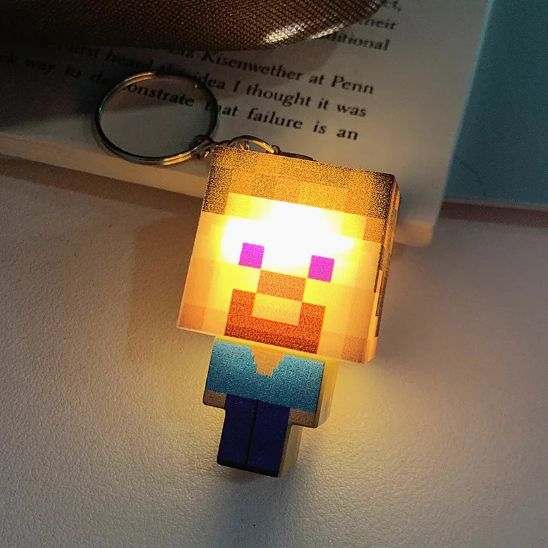 Figurki LED Minecraft – Brelok