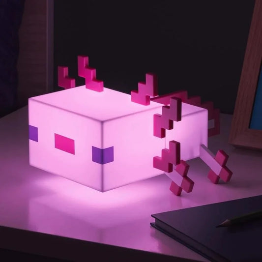 Minecraft Axolotl LED – Pixel LAMPKA NOCNA