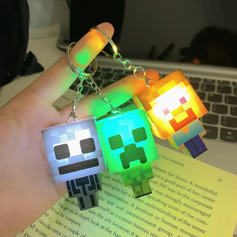 Figurki LED Minecraft – Brelok