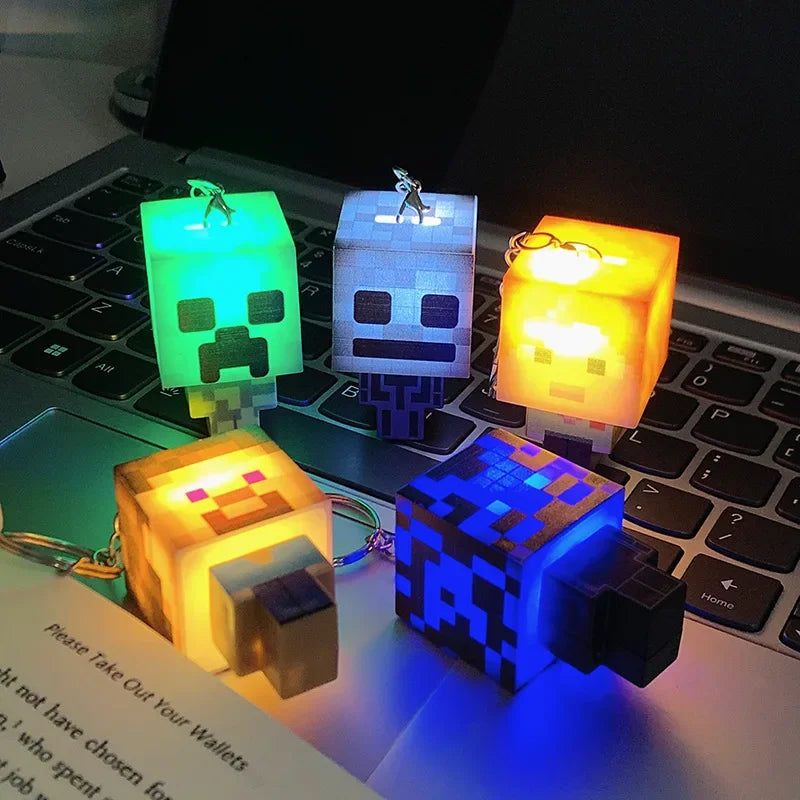 Figurki LED Minecraft – Brelok